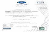 SI CERTIFICA CHE L’ORGANIZZAZIONE WE HEREBY CERTIFY THAT ... · production and sale of energy from biogas recovery. via g. gia iaf 25 certiquality s.r.l. - il presidente02 rdino