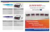 sunwardeng.comsunwardeng.com/upload/catalog/sunward.pdf · 2015. 2. 1. · SUNWARD Series Controllers & Indicators Qualified Temperature Controllers Humidity Controllers Other Special