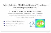 Edge-Oriented FEM Stabilization Techniques for ......to achieve the same accuracy for nonconforming SD-FEM as forconforming SD-FEM by John et al. (1997) to control the nonconformity