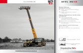 TELEHANDLER HTL 3510 - Want Access · 2018. 2. 11. · 3500 kg TELEHANDLER HTL 3510 More than lifting Best lifting performance High performance lifting capacity High maximum reach