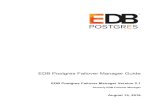 EDB Postgres Failover Manager Guideget.enterprisedb.com/docs/EDB_Postgres_Failover_Manager... · 2016. 11. 8. · Certain typographical conventions are used in this manual to clarify