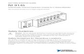 NI 9145 Getting Started Guide - National InstrumentsGETTING STARTED GUIDE NI 9145 Deterministic Ethernet Expansion Chassis for C Series Modules This document describes how to begin