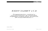 EASY CoNET v1 - IPC · 2016. 3. 14. · EASY CoNET v1.0 Programación, control y monitorización de Centrales Digitales Cofem para Windows ... Los relés se programan como se hacen