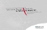 OSHA 3148-06R 2016  · 2020. 10. 1. · Guidelines for Preventing . Workplace Violence for Healthcare and Social Service Workers. U.S. Department of Labor Occupational Safety …