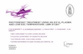 PHOTORESIST TREATMENT USING AN ICP H PLASMA AND LOW ESC TEMPERATURE…pesm2014.insight-outside.fr/presentations/Session4-2... · 2014. 6. 13. · • Low temperature process follows