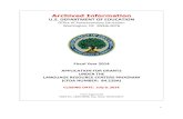 Archived FY 2014 Grant Application for the Language Resource … · 2016. 8. 12. · 1 Archived Information U.S. DEPARTMENT OF EDUCATION Office of Postsecondary Education Washington,