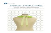 Velveteen Collar Tutorial - MakeSomething Blog · 2019. 5. 14. · Velveteen Collar Tutorial Velvet. Velveteen. ... The nap will be smooth going one direction and ... Binding: Use