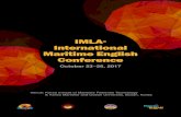 IMLA- International Maritime English Conference · 2017. 1. 6. · 002 InternatIonal MarItIMe englIsh ConferenCe 003 WelCoMe to IMeC IMEC is a sub-committee of the International Maritime