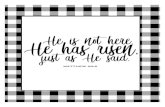 HE IS RISEN PRINTABLE - Mother Thyme · 2020. 4. 2. · MATTHEW 28:6 . Title: HE IS RISEN PRINTABLE.jpg Created Date: 4/1/2020 8:29:54 PM