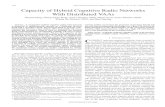 Capacity of Hybrid Cognitive Radio Networks With ......3510 IEEE TRANSACTIONS ON VEHICULAR TECHNOLOGY, VOL. 59, NO. 7, SEPTEMBER2010 Capacity of Hybrid Cognitive Radio Networks With