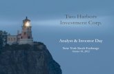 Two Harbors Investment Corp. · Institutional Investors’ All-America Research Team for 12 consecutive years including eight number one rankings. Six first-place rankings in Greenwich