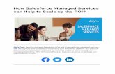 How Salesforce Managed Services can Help to Scale up the ROI?