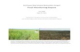 Final Monitoring Report - salishsearestoration.org...3 Accretion: Sediment deposition is critical for the development of productive tidal marsh and to help marshes keep up with sea