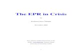The EPR in Crisis - University of GreenwichITEM_4699... · 2011. 10. 20. · were the EPR, a Russian design and a Boiling Water Reactor design also offered by Areva NP. TVO was widely