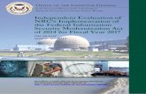 Independent Evaluation of NRC’s Implementation of the ... · U.S. Nuclear Regulatory Commission Defense Nuclear Facilities Safety Board Results in Brief Independent Evaluation of