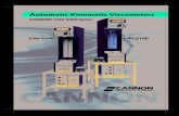AutomaticKinematicViscometers...The CANNON CAV 2000 Series automatic viscometers are tabletop versions of the original CANNON Automatic Viscometer (CAV), the world’s leading automatic
