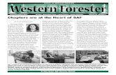 SOCIETY OF AMERICAN FORESTERS Western Forester...Foresters is in the field and no one is closer to what’s hap-pening in the field than our local chap-ters. State societies, divisions
