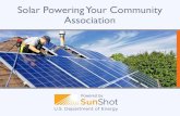 Solar Powering Your Community Association - icma.org · 2020. 1. 2. · –Jan – Mar 2011 pause: Legislative session considered bill to prohibit any HOA or municipal restrictions.