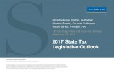 2017 State Tax Legislative Outlook - Eversheds Sutherland...Federal legislation addressing state sales tax collection is caught up in political wrangling. ... On September 15, 2016,