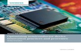 Optimizing semiconductor device innovation practices and ......manage the sustainability and environmental compliance requirements including carbon footprint, energy usage and various
