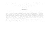 Competitive O -equilibrium: Theory and Experiment · 2017. 6. 15. · May 26, 2017 ABSTRACT We propose a Marshallian model for price and quantity adjustment in parallel continuous