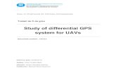 Study of differential GPS system for UAVs · 2020. 6. 3. · A. GPS and DGPS concept It is not the goal of this annex to introduce GPS to the reader but to recall several aspects