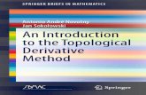 Antonio˜André˜Novotny Jan˜Sokołowski An Introduction … · 2020. 1. 22. · Sokołowski, Topological Derivatives in Shape Optimization, Interaction of Mechan-ics and Mathematics