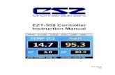EZT-550 Controller Instruction Manual - Cincinnati Sub-Zero · 2011. 6. 22. · EZT-550 Controller Manual 3 Introduction This manual has been tailored to match the specific features