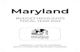 FY 2022 Operating Budget Highlights · 2021. 2. 16. · budget proposal and to highlight the aspects of state government that the administration has decided to fund as part of their