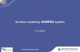 Surface modeling: SURFEX system - FMInetfam.fmi.fi/Lake08/Presentations/Presentation_LeMoigne.pdf · Surface modeling: SURFEX system P. Le Moigne St Petersburg, September 2008 St