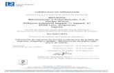 Metalia.es · 2019. 10. 25. · MECAUTO Mecanización y Autolubricado, S.A. (Grupo Wisco) Polígono Industrial Sagasti, C/ Sagasti, 31 20100 Lezo, Guipúzcoa España ha sido aprobado