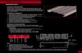 Gratings&ExpMetals catalog cover - HIDEK72 72 Safety Grating LOAD & DEFLECTION TABLES PRODUCT DETAILS Depth Catalog lx lN.4 Load Type Weight Number Sx IN.3 Type 24" 30" 36" 42" 48"