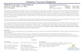 Indiana Trauma Registry 2016 statewide report.pdf(Non-Trauma) Hospitals: 76 facilities 41.9% of data Indiana Trauma Registry For Quarter 1 2016, which spanned from January 1, 2016