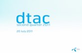 draft dtacdtac-th.listedcompany.com/misc/financial/2011/... · 2011. 7. 20. · Q111 Q211 Q311 Q411 2012-2015 Interest Bearing Debt Repayment Early repayment none . outlook 2011.