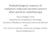 Radiobiological aspects of radiation-induced second cancers after … Trott.pdf · 2016. 9. 18. · Second cancers after radiotherapy of prostate cancer Brenner et al., Cancer 88:
