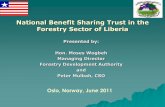 NATIONAL BENEFIT SHARING TRUST IN THE FORESTRY SECTOR … · • The Social inclusion of community in all aspect of the Forestry sector has built stronger relationship between the