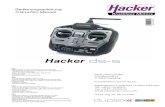 Hacker...2020/07/06  · Bedienungsanleitung Instruction Manual Hacker Motor GmbH Schinderstraßl 32 D-84030 Ergolding Geschäftsführer: Rainer Hacker Registergericht: Amtsgericht