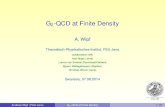 G2-QCD at Finite Densityproposals/speculations on exotic phases of cold dense matter relevant of n? simulations of theories withoutsign problem even better: solve sign problem? here:
