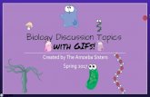 Biology Discussion Topics with GIFs!...Created by The Amoeba Sisters Spring 2017. What This activity is designed to start conversation on biology concepts for review. Each ... transcription?