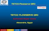 TETCO-Flowserve QRC · 2020. 4. 8. · Success story * Flowserve/TETCO win ANRPC new project in 2014 * Flowserve/TETCO win MIDOR new extension in 2016 * Flowserve/TETCO win the first
