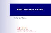 FIRST Robotics at IUPUIet.engr.iupui.edu/infofor/industry/diac/_documents/2010/... · 2018. 10. 11. · Grades K-3 (Junior FIRST LEGO League) Grades 4-8 (FIRST LEGO League) Grades