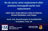 Re-do aortic valve replacement after previous homograft aortic … · 2019. 5. 24. · treatment of infective endocarditis: Executive summary J Thorac Cardiovasc Surg 153:1241-1258