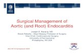 Surgical Management of Aortic (and Root) Endocarditis/media/Non-Clinical/Files-PDFs-Excel...Infective Endocarditis (Especially of the Aortic Root) • Effects 15,000 patients yearly