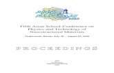 Fifth Asian School-Conference on Physics and Technology of ...Fifth Asian School-Conference on Physics and Technology of Nanostructured Materials Vladivostok, Russia, July 30 – August