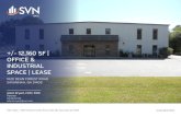 12,160 SF | INDUSTRIAL SPACE | LEASE · 2020. 3. 31. · SVN | GASC | 6001 Chatham Center Drive, Suite 120, Savannah, GA 31405 LEASE BROCHURE +/- 12,160 SF | OFFICE & INDUSTRIAL SPACE