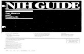 NIH Guide - Vol. 15, No. 25 - November 14, 1986 · Carl E. Smith, Ph.D. Program Director, Biological and Chemical Prevention Chemical and Physical Carcinogenesis Program Division