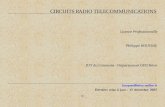 Philippe BOUYSSE IUT du Limousin - Département GEII Brive · 2018. 9. 28. · CIRCUITS RADIO TELECOMMUNICATIONS Licence Professionnelle Philippe BOUYSSE IUT du Limousin - Département