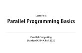 Lecture 4: Parallel Programming Basicscs149.stanford.edu/fall20content/media/progbasics/04_pro...Goals: reduce costs of communication/sync, preserve locality of data reference, reduce