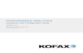 PERFORMANCE ANALYTICS - Kofax · 2020. 2. 21. · PERFORMANCE ANALYTICS uses the BEx Analyzer and the report monitor (Transaction code, RSRT) for reporting. BEx Query Designer 7.0