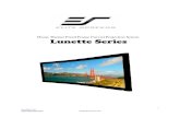 Home Theater Fixed Frame Curved Projection ScreenHome Theater Fixed Frame Curved Projection Screen Lunette Series 2 Rev.052611‐AS  info@elitescreens.com ...